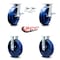 Service Caster 8 Inch Kingpinless Solid Poly Wheel Caster Brakes and Swivel Locks 2 Rigid, 2PK SCC-KP30S820-SPUR-SLB-BSL-2-R-2 - alternate 2